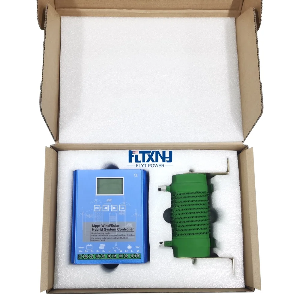 1000W  MPPT Wind and Solar Hybrid Charge Controller 600W Wind and 400W Solar 12v 24 48V 2000w  3000w