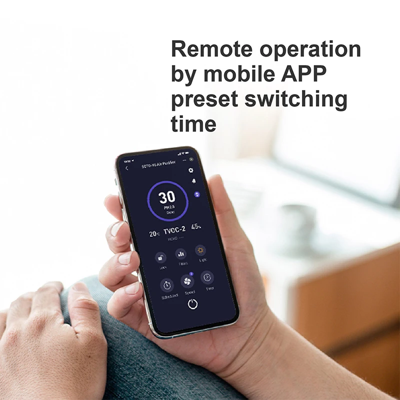 SOTO Y6 Portable Hepa Air Purifier Air Best Room Home Pet Smart  Air Purifier Hepa Filter Home Filters