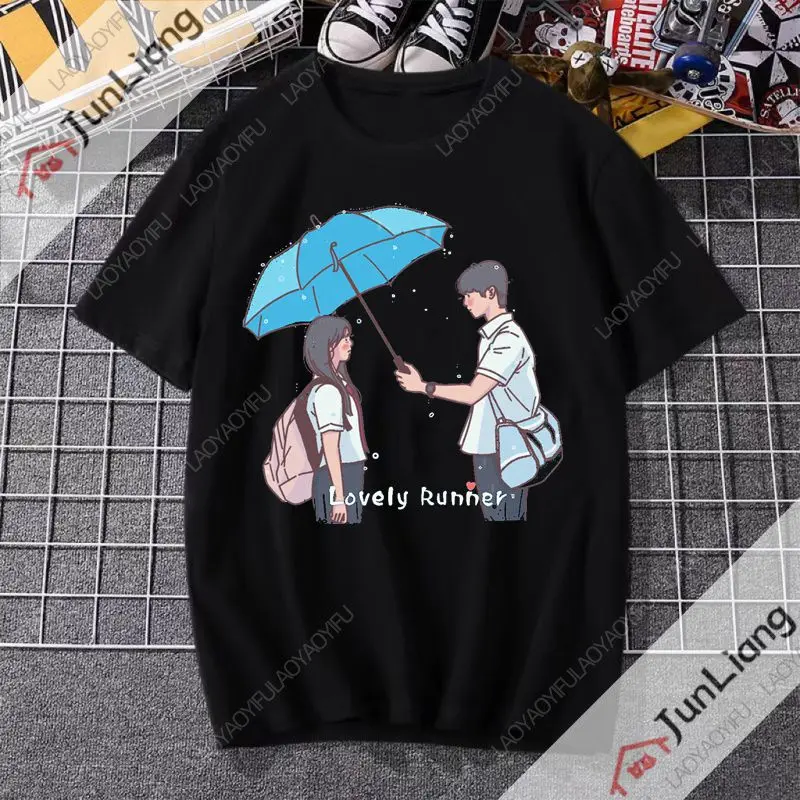 New Extraordinary Lawyer woo Young woo White Morcaworks T-shirt Men's anime shirt Summer short sleeve crew neck top