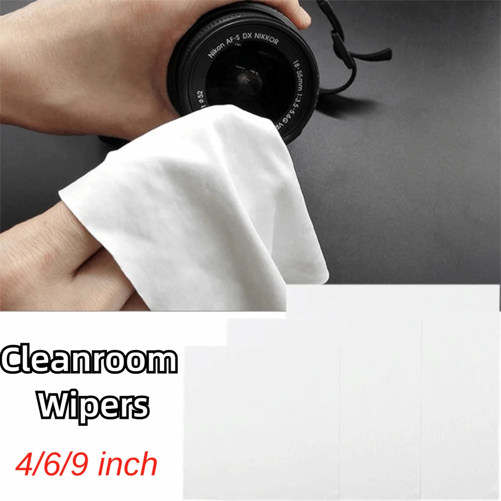 Superfine Fiber Cleanroom Wipers 4/6/9 Inch Multi-purpose Non Dust Cloth Super Absorbent Non-Scratch Dust-free Cleaning Paper