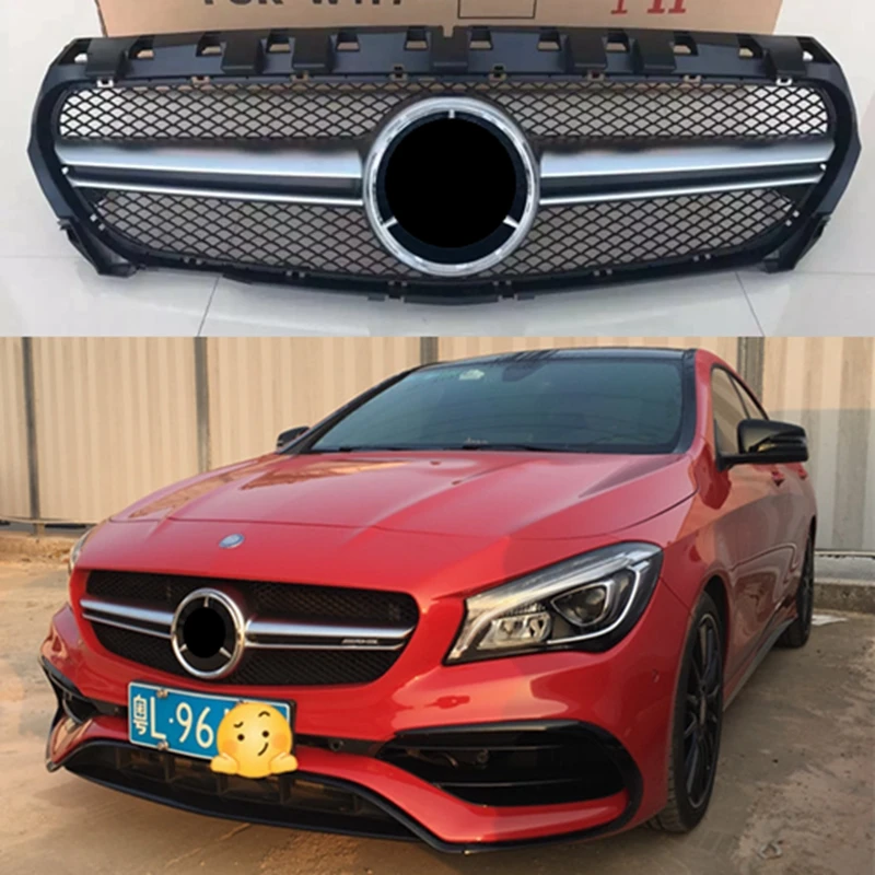 

Suitable for Mercedes-Benz CLA class W117 CLA200 CLA250 CLA45 AMG style grille 2013-2016 Before facelift without centre logo