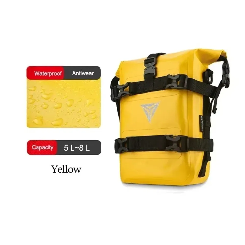 

PVC Motorcycle Bumper Bag Waterproof Large Capacity Motorcycle Frame Crash Bars Scratch proof Adjustable Motorcycle Repair Tool