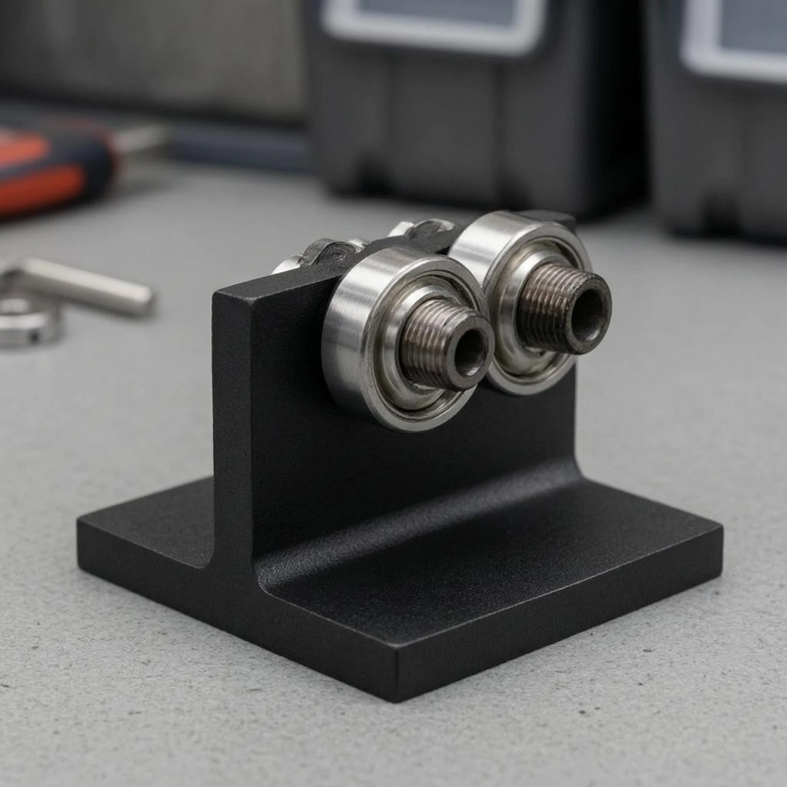 Motorcycle Wheel Balancing Stand Compact Motorcycle Wheel Balancer Tire Balancing Stand Cone-Shaped Vehicle Tool for Workshop
