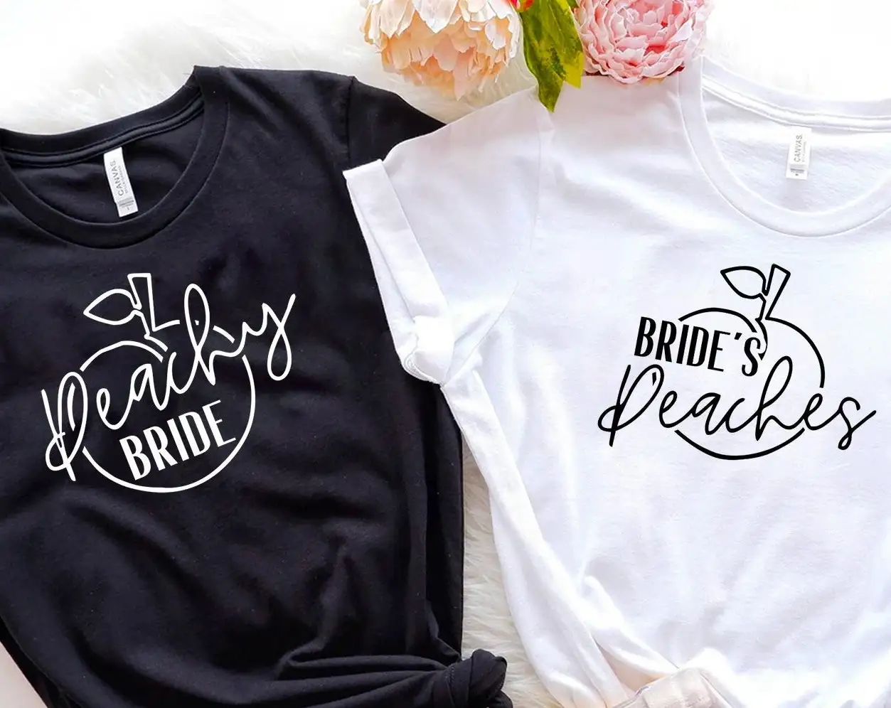 Peachy Bride and Bride's Peaches Shirts,  Bachelorette Shirts, Peach Bach Savannah, Vacay Mode Shirt