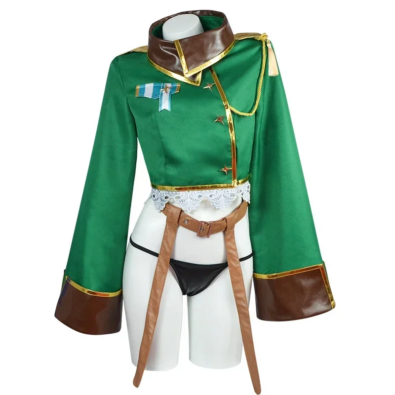 Novo anime araga kiwi cosplay traje adulto feminino meninas uniforme militar terno festa de halloween outfit