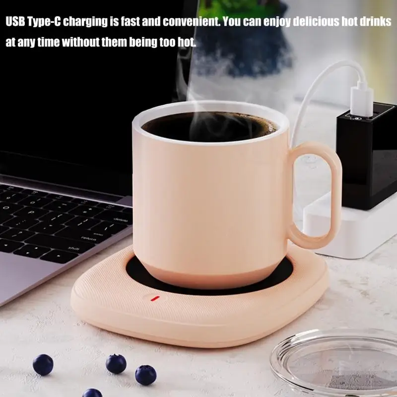 

D0AB Water Cup Heating Pad Coffee mugs warmer Thermal Warm Mat For Office Home