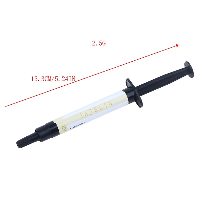 Résine Composite dentaire, polymérisation à la lumière fluide A2, recharge de seringue, pointes de livraison, Gel de gravure, liaison adhésive, 2.5g