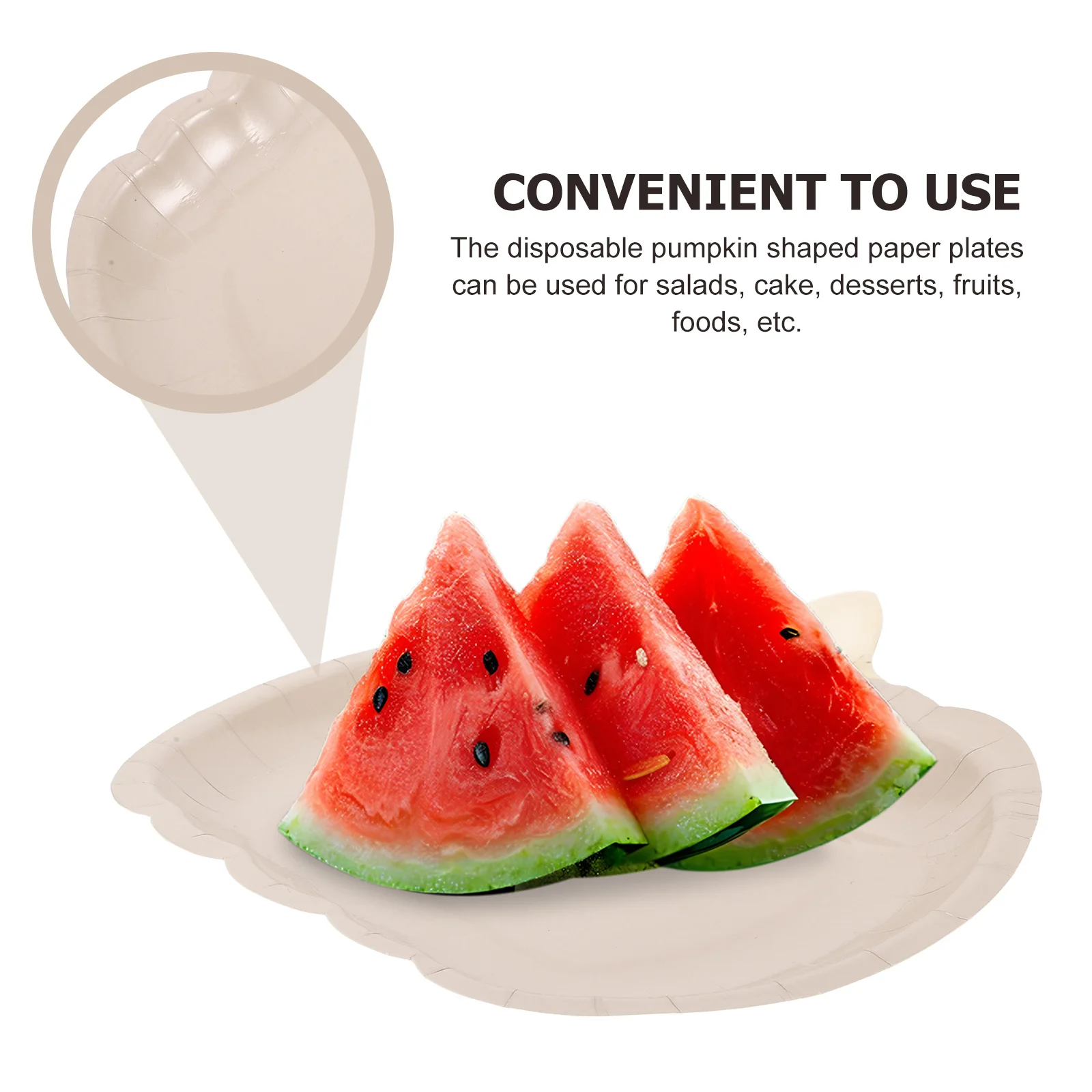 

10 Pcs Pumpkin Shaped Paper Dishes Party Halloween Food Plate Fall Dessert Plates Thanksgiving