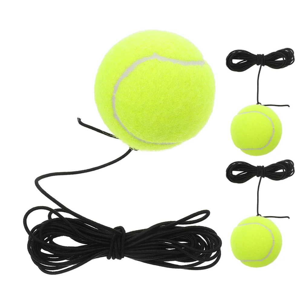 3 Pcs Tennis Trainer Learning Devices Garage Ball for Parking Balls Base Chemical Fiber Assistant Indoor Individual