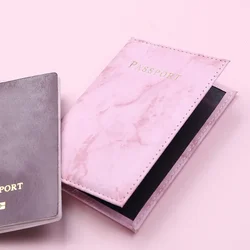 Kadınlar için sevimli pembe deri pasaport kapağı hava bilet kartları seyahat pasaport tutucu kartlıklı cüzdan kılıf seyahat aksesuarları