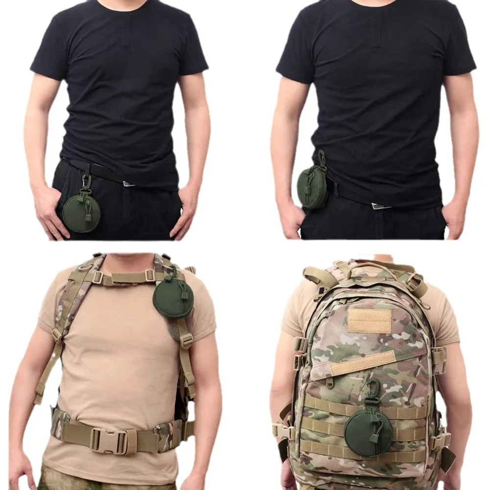 Outdoor Sports Breathable Oxford Waist Bag, Wear-resistant & Portable Key Storage Bag, Accessory Pouch for Running Camping Mount