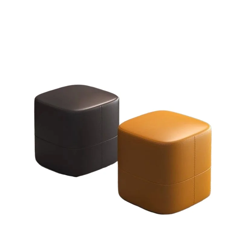leather-pouf-stool-for-home-living-room-bedroom-decor-minimalist-upholstered-square-footstool-for-sofa-vanity-desk-small