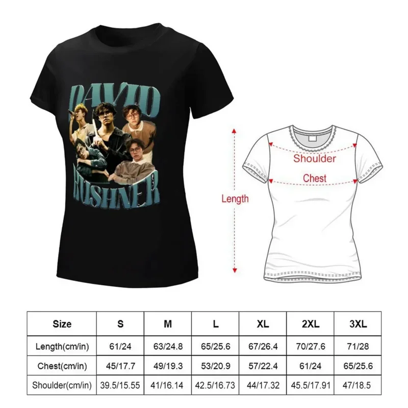 David Kushner Daylight i hate at the same time T-shirt Female clothing summer top Blouse cotton t shirts Women