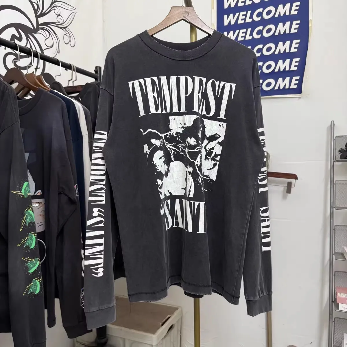 TEMPEST SAINT Long Sleeves 25SS T-shirt Men Women Best Quality T Shirt Top Tees