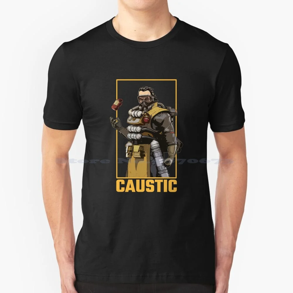 Apex Legends-Caustic T Shirt 100% Cotton Tee Apex Legends Skin Apex Legends Caustic Battle Royale Shooter Video Game