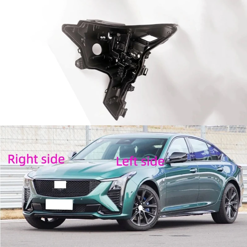 

For Cadillac CT5 2024 2025 Headlamp Base Headlight Rear Shell Replace Headlight House Black rear shell