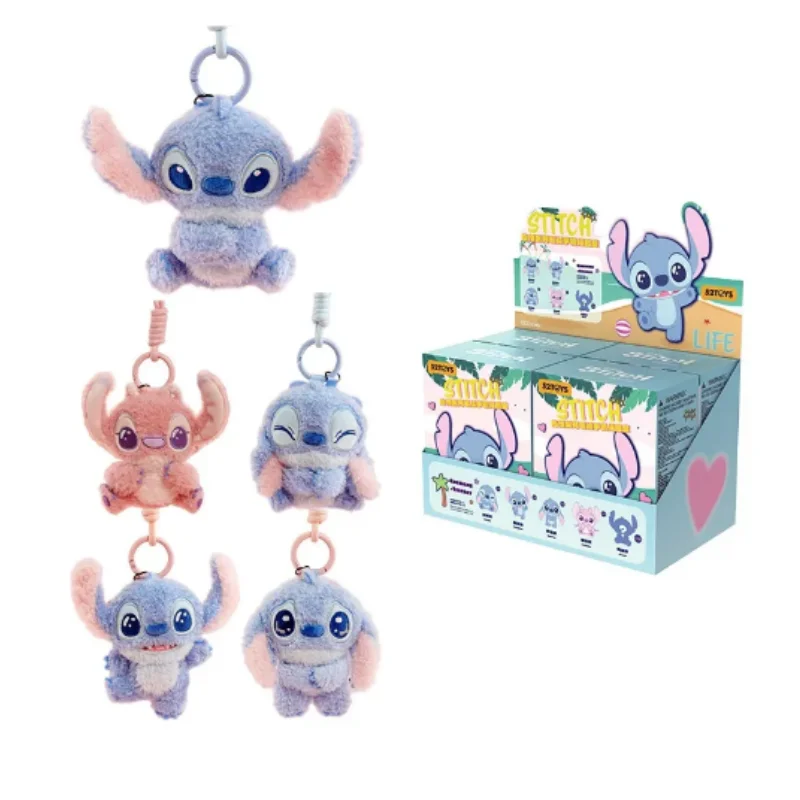 

Новый оригинальный Disney Stitch Mood Series, ремешок для мобильного телефона, слепая коробка, аниме-фигурки, слепые коробки, орнамент, куклы, игрушки, подарок