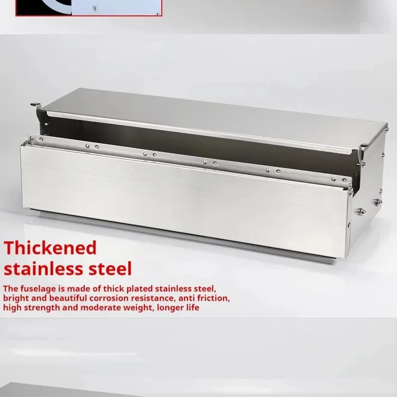 Commercial Household Cling Film Wrapper Machine Fruit Vegetable Plastic Wrap Sealing Cutter For Supermarket Food Fresh Packaging