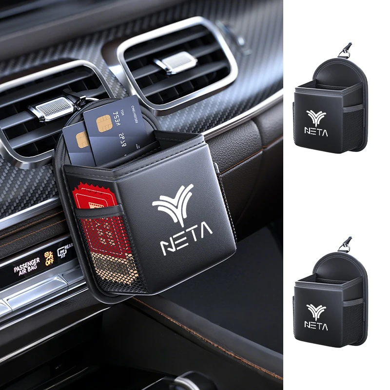 Car Air Vent Storage Box Phone Holder Sunglasses Bag Auto Accessories For NETA V Nezha U Nezha NO1 NETA V