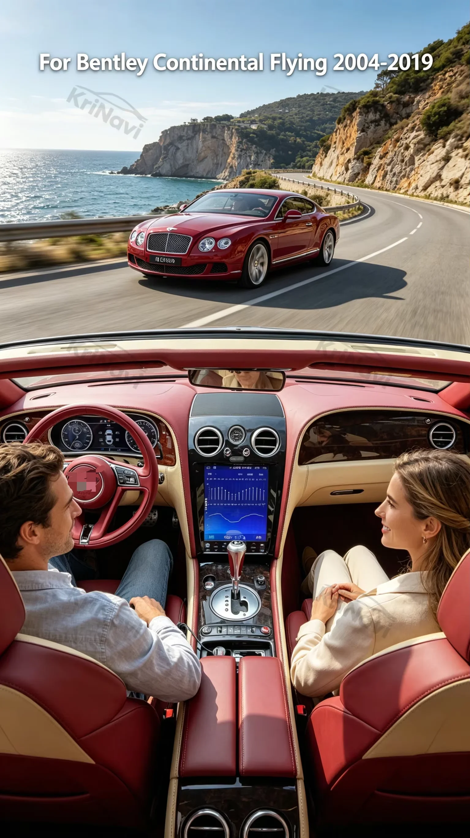 Android15 For Bentley Continental Flying Spur 2004 - 2015 Car Radio Stereo Autoradio   Multimedia Player Gps Navi