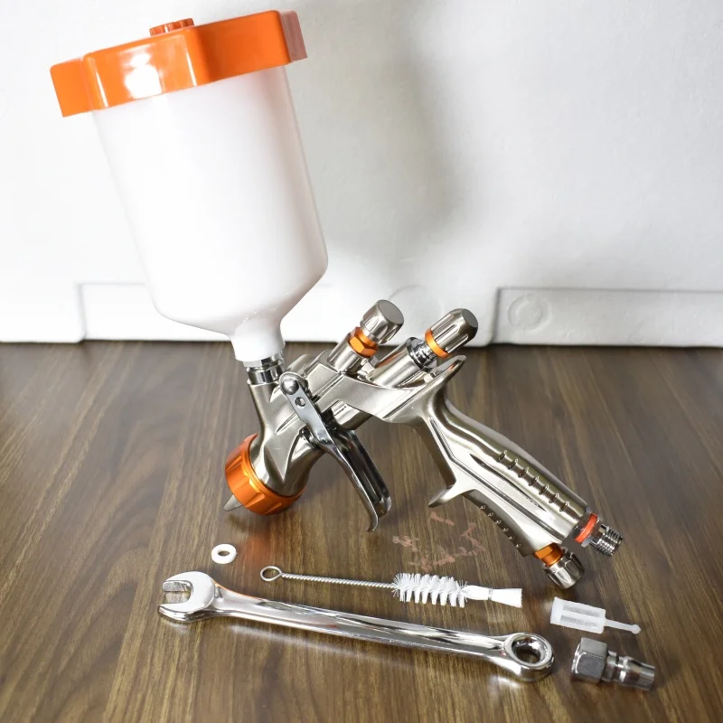 High Atomization Standard  LVLP Paint Sprayer 1.5mm Nozzle With 600cc Cup Auto Repair Furniture Painting Equipment