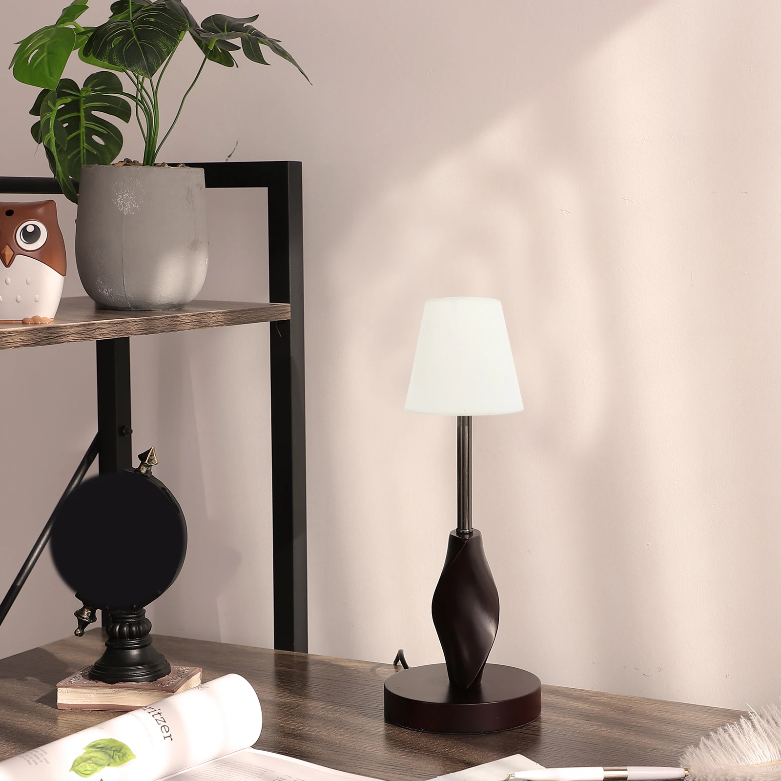 

Macaron Color Linen Lampshade Cover White Candlestick Style Retro Small Desk Lamp Shades Cloth Light Accessories Bedroom Living