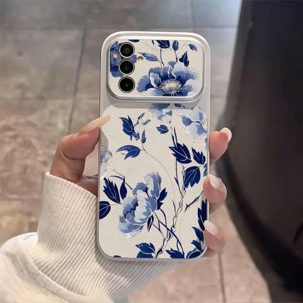 Flower Phone Case For Samsung S25 Ultra S26 S24 S23 A56 A16 A55 A57 A17 A54 A53 A37 A36 A35 A32 A27 A26 A24 A23 A14 A07 A06 Capa
