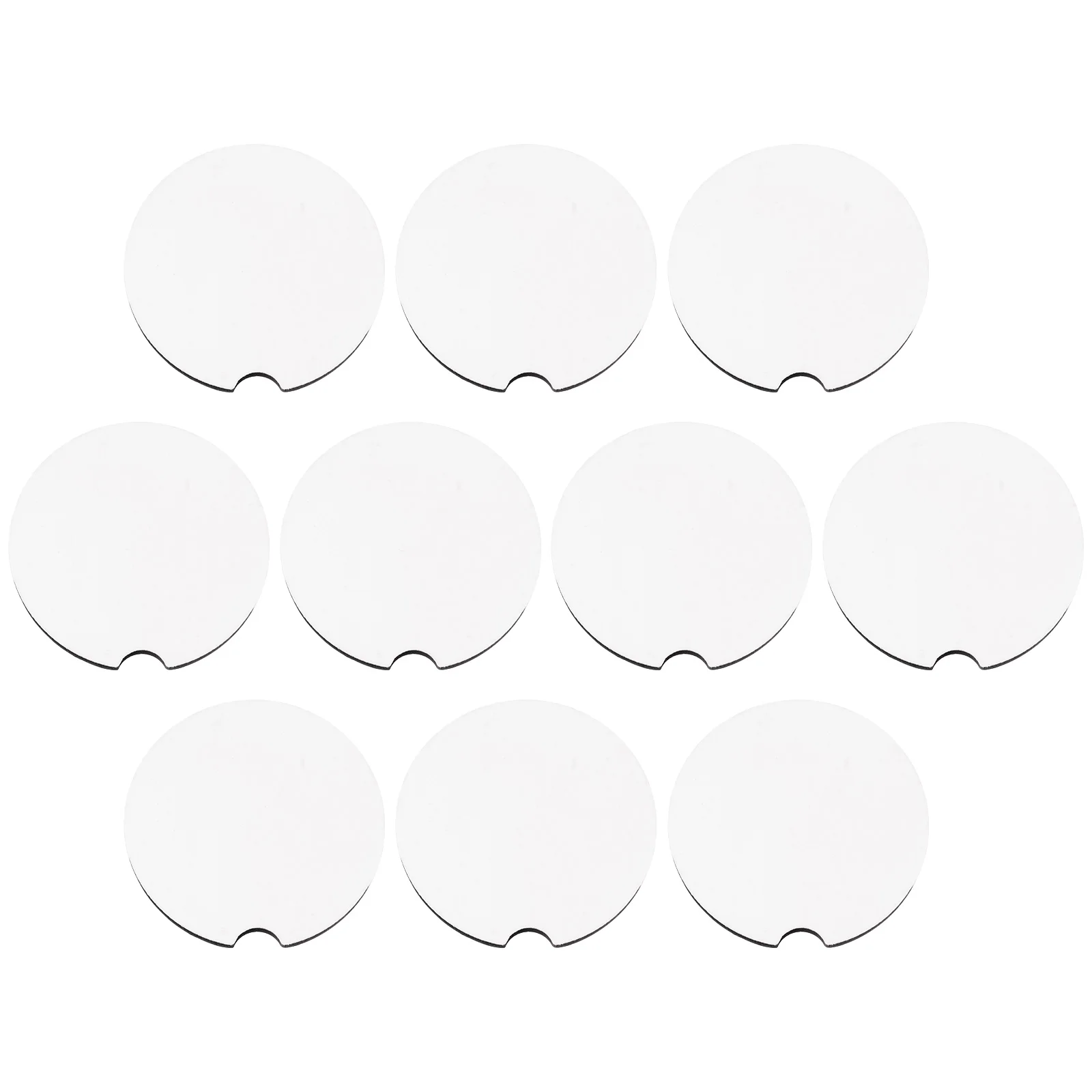 

Ceramic Car Cup Coasters Non Slips Drink Pads Holder Wood Material Temperature Resistance Scratch Protection Storage Stand