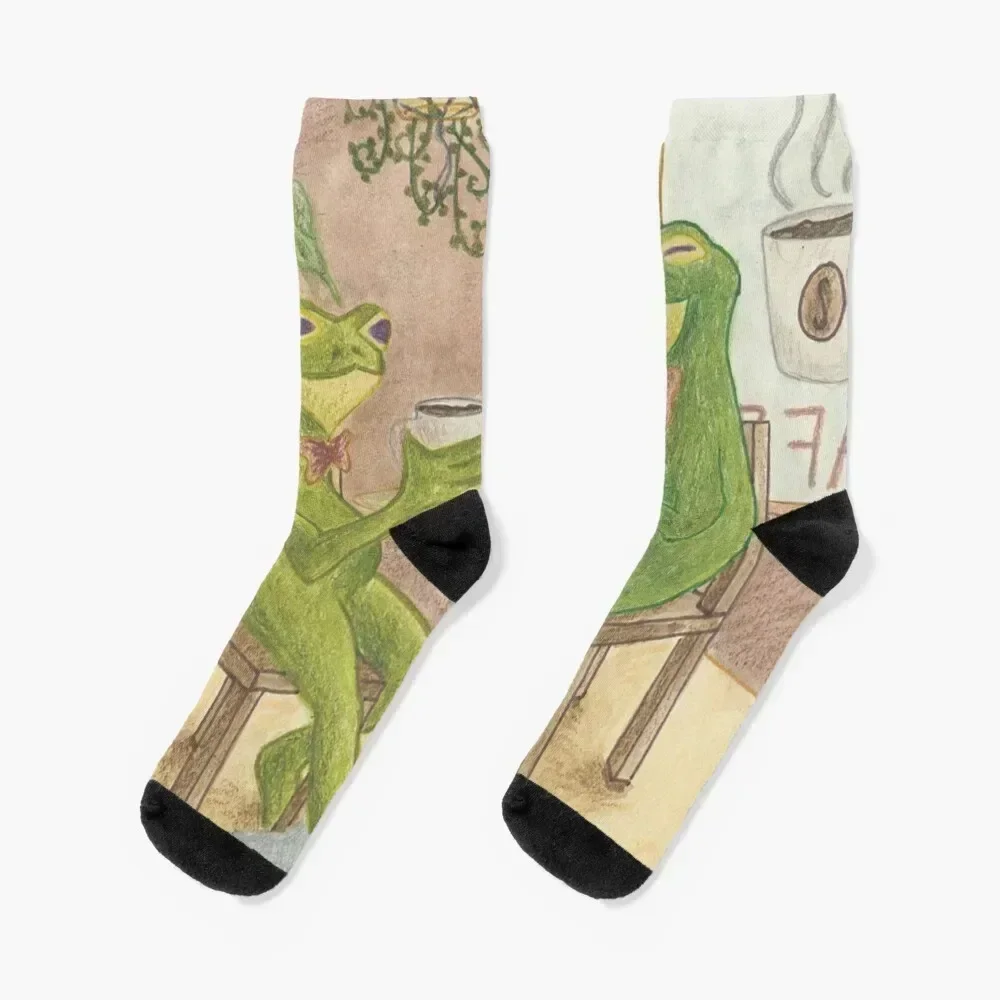

frog cafe Socks Sports professional running men cotton high quality luxe Socks Women Men's