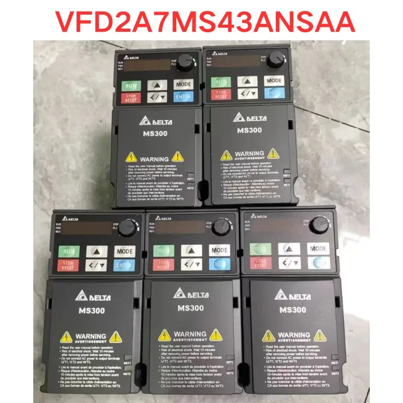 

Used VFD2A7MS43ANSAA inverter Functional test OK