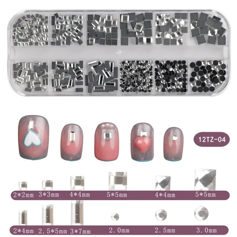 Shiny Nail Rhinestones Health And Environmental Protection Nail Art Accessories Fine Workmanship Not Hurt Hands Nail Decoration