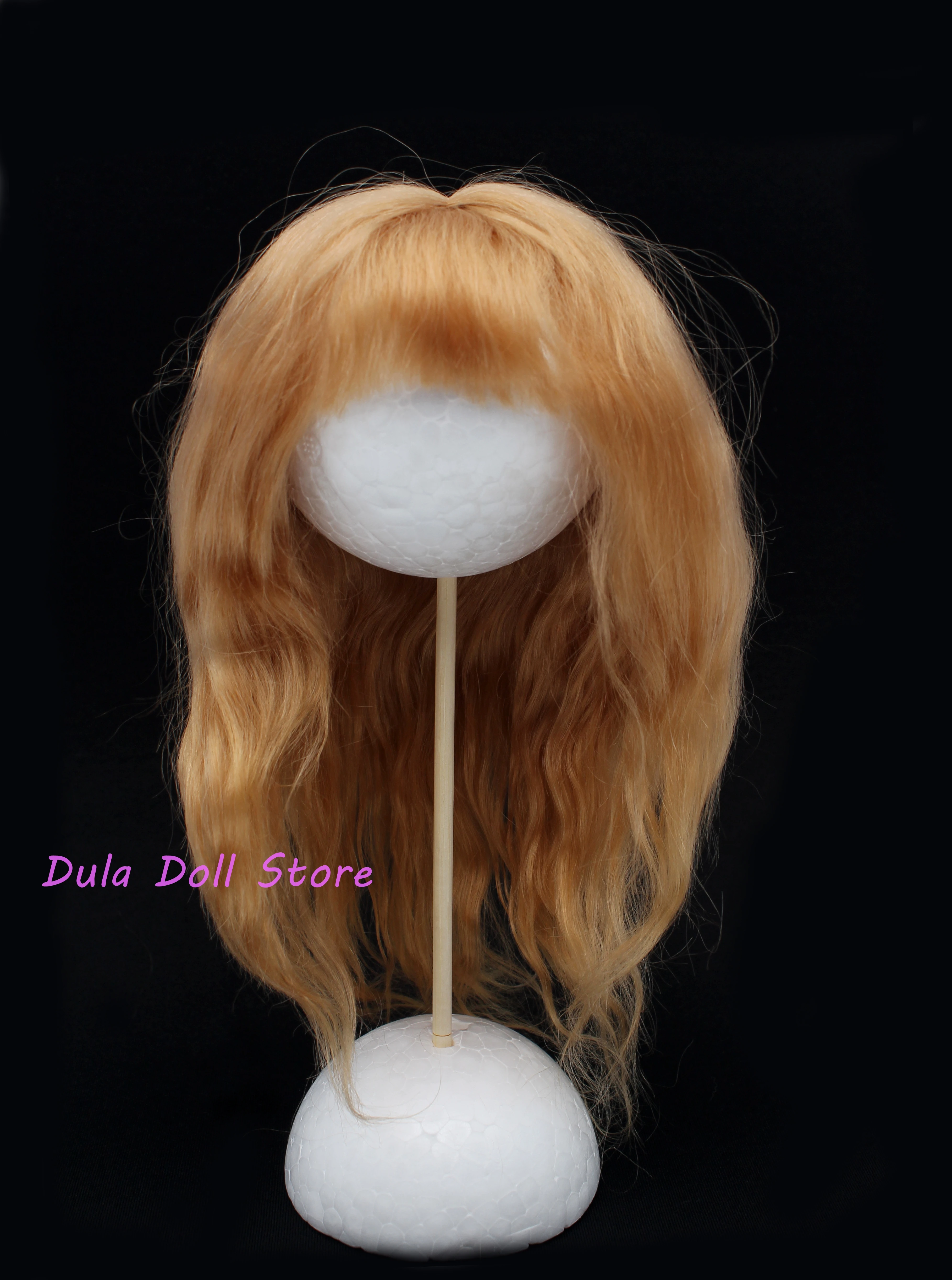 

2026 Dula Doll Wigs Blythe Qbaby natural Simple basic Colorful Mohair Microvolumes curls 9-10 inch head circumstance