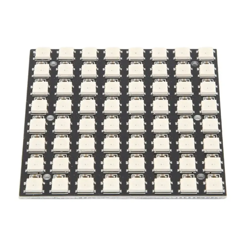 ABXF-WS2812 LED 5050 RGB 8X8 LED Matrix WS2812B 8X8 64-Bit Full Color 5050 RGB LED Lamp Panel Light