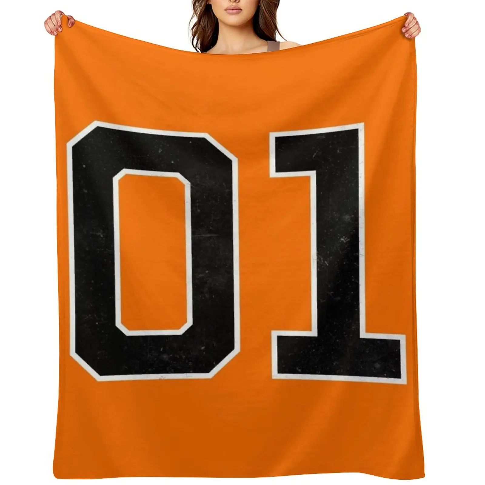 

01 General Lee Number Throw Blanket Sofas Tourist Luxury Designer Furrys Blankets