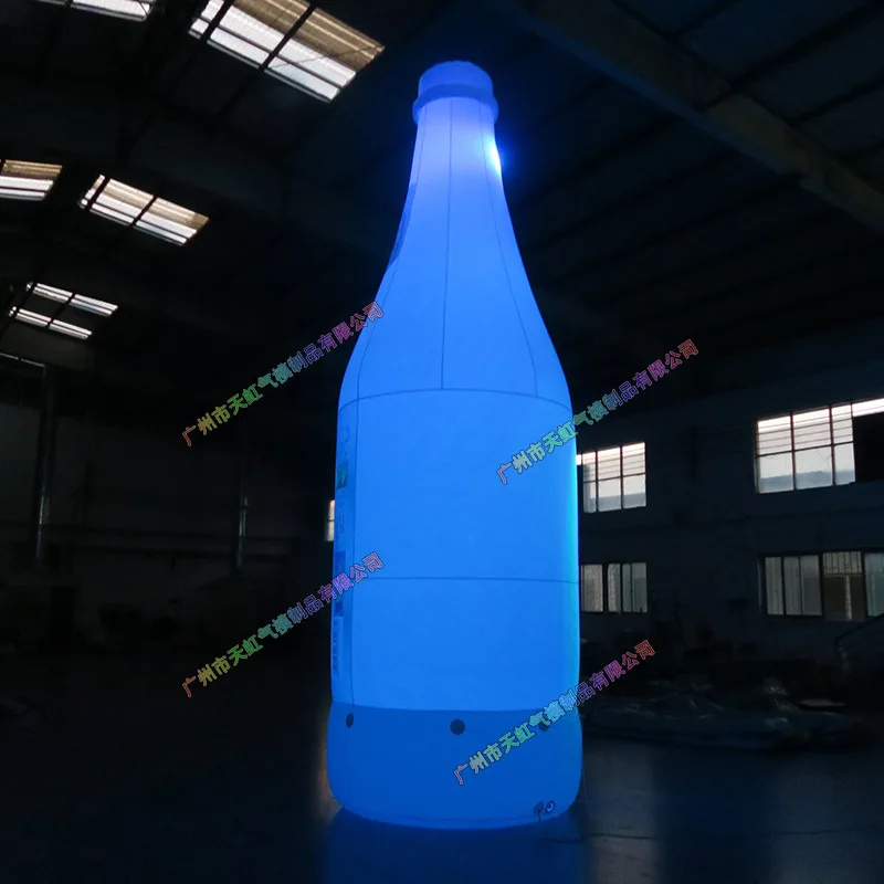 

Inflatable bottle air mold PVC inflatable model, luminous bottle night shopping mall decorative bottle air mold