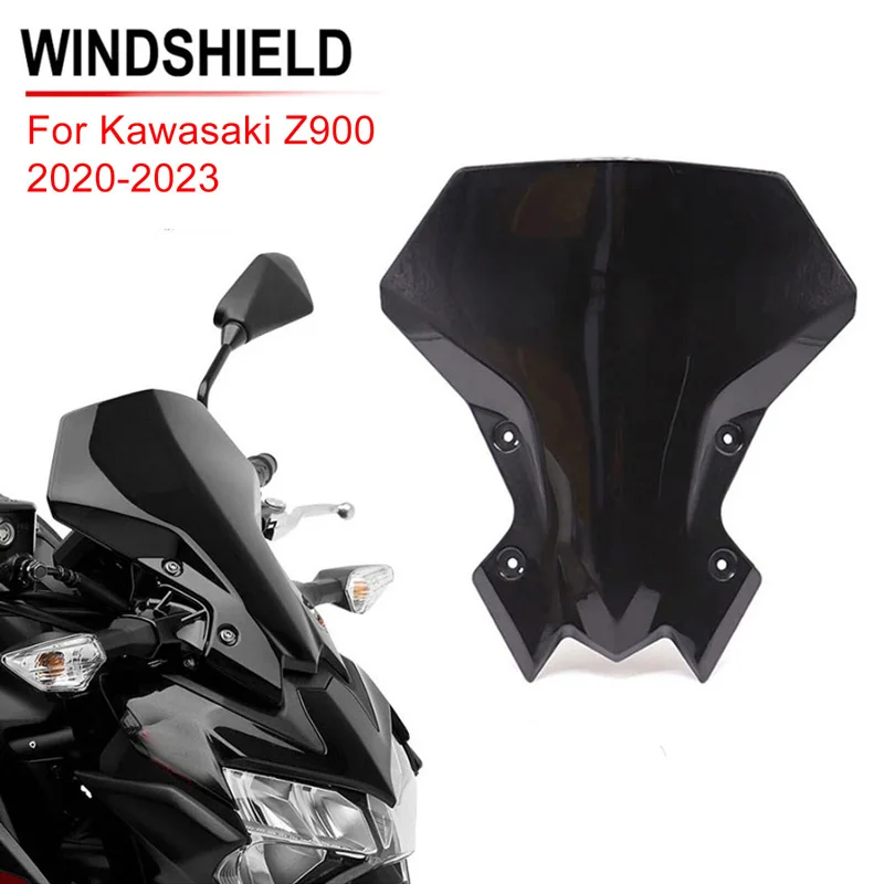 

Motorcycle WindScreen Windshield Fairing Deflector Cover Wind Deflector Visor For Kawasaki Z900 2020-2022 2023 Z650 2021-2023