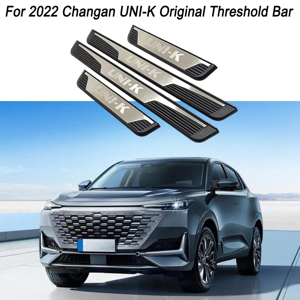 

Car Accessories Threshold For Changan UNI-K UNI K Door Sill Protector scuff Plate Trim Styling 2022
