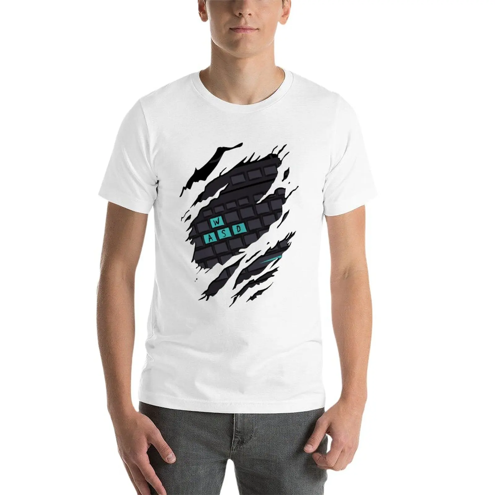 New PC Gamer Within- WASD T-Shirt t shirt man boys white t shirts quick drying t-shirt heavy weight t shirts for men