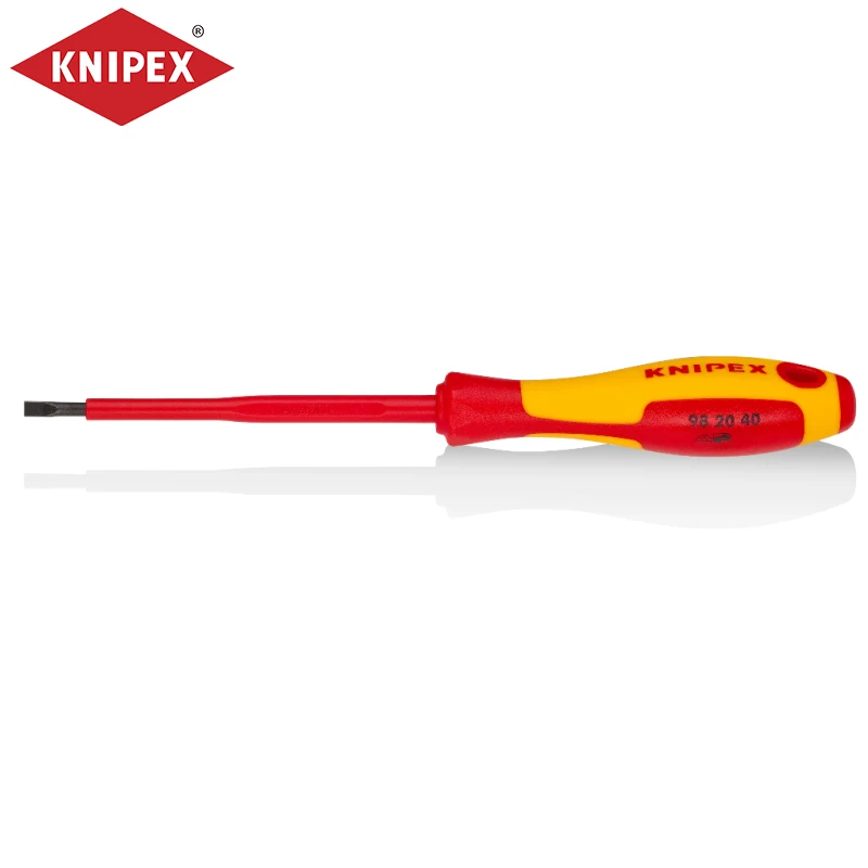 KNIPEX 98 20 55 Imported Insulated Slotted Screwdriver Knipex 98 20 10 Hand Tools 98 20 25 98 20 30 98 20 35 98 20 40