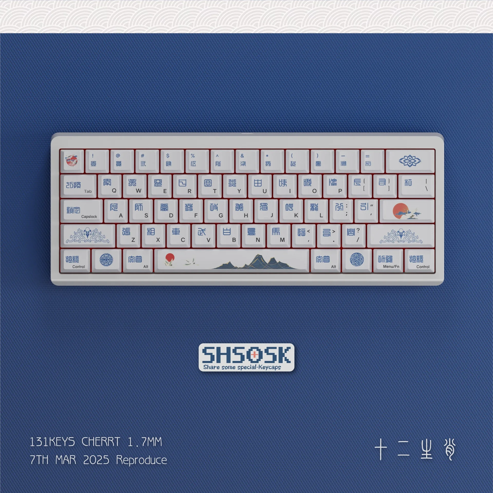 Zodiac theme PBT original keycap, five-sided hot sublimation keycap original highly opaque adaptation