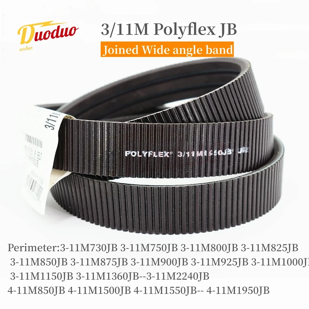 11M Polyflex JB Joined Wide angle band 3/11M730JB 3/11M750JB 3/11M800JB 3/11M825JB 3/11M850JB 3/11M875JB 3/11M900JB--3/11M2240JB