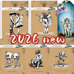 Funny Character Scenarios Clear Silicone Stamp Seal for DIY Scrapbooking Making Photo Album Decorative New Clear Stamp Sheets