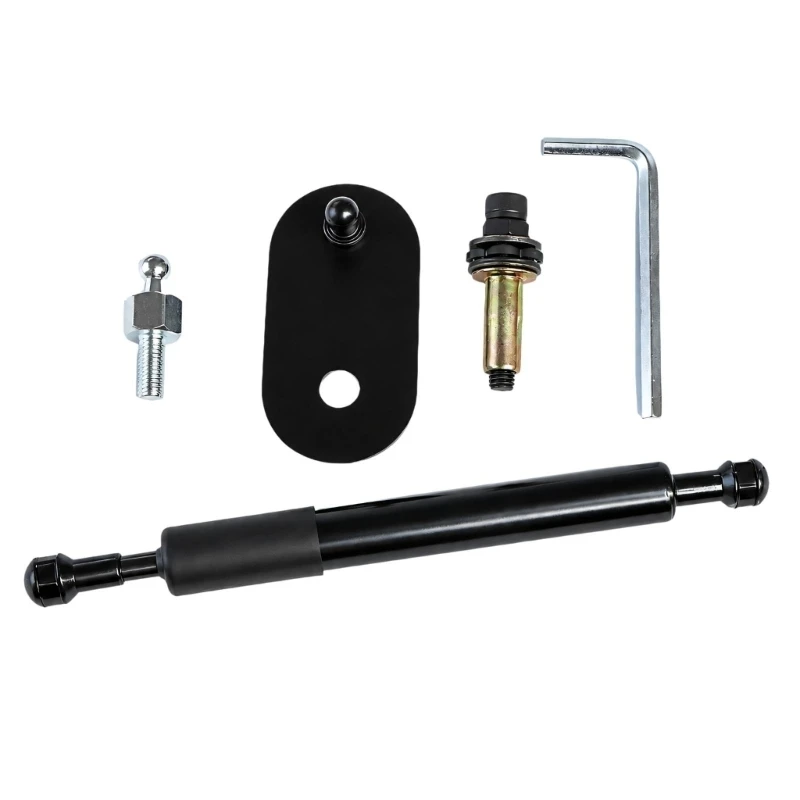 Single-Damper Tailgate Lowering for for F-Series 150 250 Pickups, Steel Side-Mount Shock with Ball-Joint Coupling and