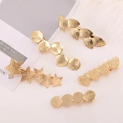 New Star Metal Vintage Hair Pin Clip for Women/Girl Headwear Gold/Silver Hairpins Barrettes Styling Hair Accessories Gifts