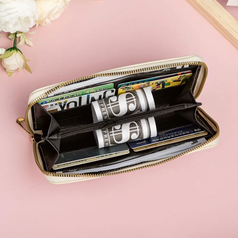 Disney Stitch Wallet for Boys Students Long Zipper Cartoon Mini Small Coin Purse Card Holder Fashion Cute Daily Use