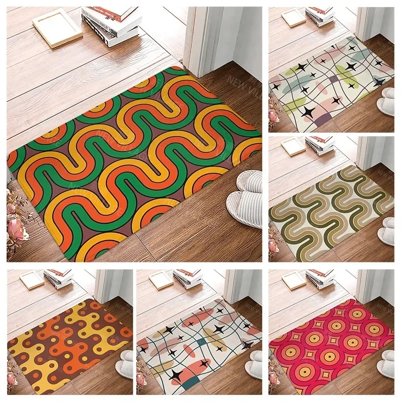 Anti-slip Bath  Bathroom Small Rug Shower  Home Decor Door  Kitchen  Bedroom Entrance Room s Floor Carpet vintage