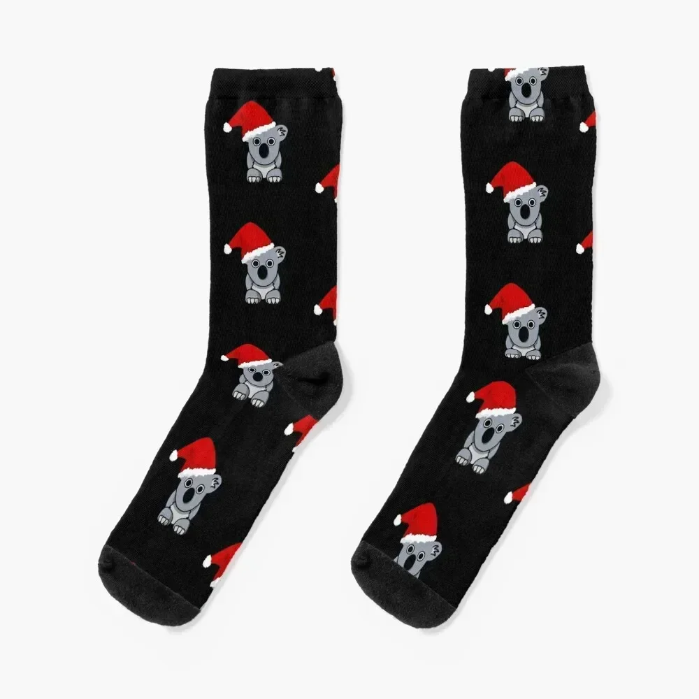 

Cute Christmas Koala Socks soccer anti-slip colored Stockings sports and leisure Boy Child Socks Women's