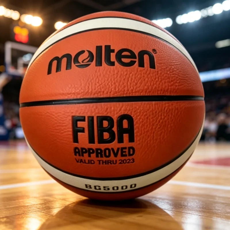 Molten BG5000 Basketball Size 7/6/5 Officially Certified Game Basketball Leather FIBA ​​Professional Basketball
