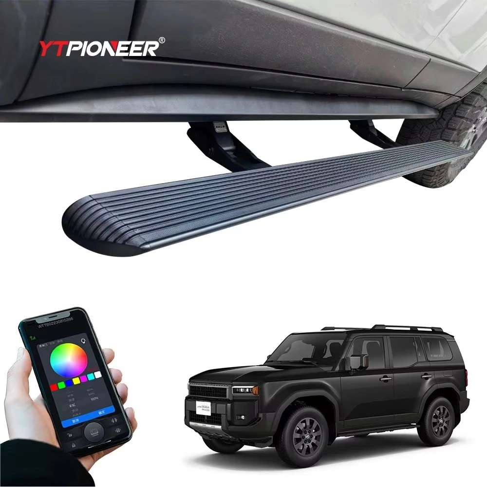 

For 2015 2016 Land Cruiser Prado 120 150 Offroad Power Steep Running Board Electric Side Steps For Toyota Prado