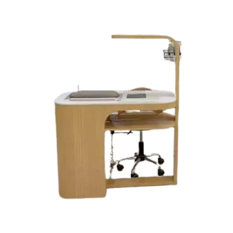 

Дизайнерский маникюрный стол, деревянный профессиональный приемник Nailtech, настольная станция, коммерческая мебель Mesas De Manicura